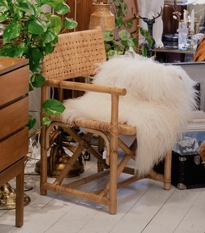 Vintage rotan bamboe McGuire stoel | Sprinkelhop