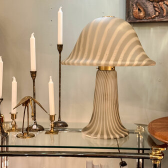 Peill &amp; Putzler zebra mushroom glazen tafellamp | Sprinkelhop