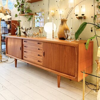 Vintage teak Deens dressoir sideboard HP Hansen | Sprinkelhop