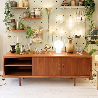 Vintage teak Deens dressoir sideboard HP Hansen | Sprinkelhop