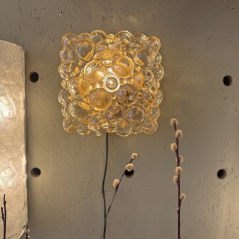 Helena Tynell vierkante amber bubble glazen plafondlamp | Sprinkelhop
