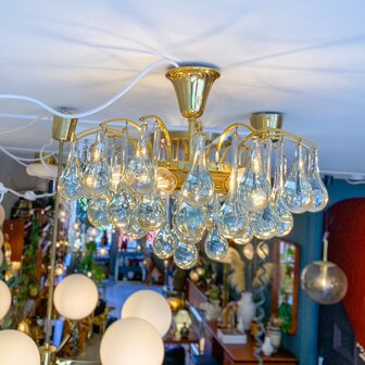 Vintage Christophe Palme teardrop plafondlamp klein | Sprinkelhop