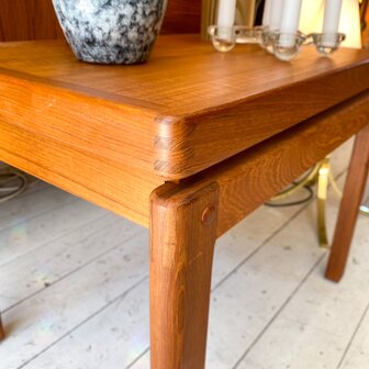 Vintage Deense teakhouten bijzettafel 1970s | Sprinkelhop