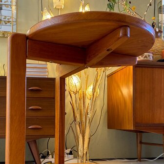 Teak houten Deense barcart serveerwagen trolley | Sprinkelhop