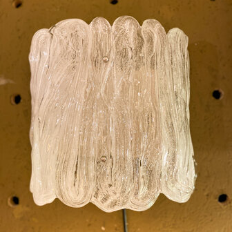 Vintage Hillebrand wandlamp muranoglas | Sprinkelhop