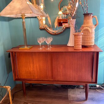 Teak houten dressoir sideboard Ernst Dieter Hilker | Sprinkelhop