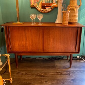 Teak houten dressoir sideboard Ernst Dieter Hilker | Sprinkelhop