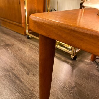 Vintage teak salontafel Glostrup Deens design | Sprinkelhop