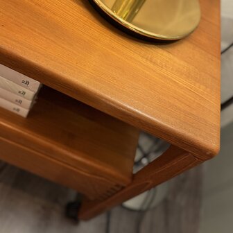 Deense teak houten trolley bar cart BR M&oslash;bler Gelsted | Sprinkelhop