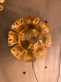 Svend Aage Holm S&oslash;rensen Flower wandlamp 1960| Sprinkelhop