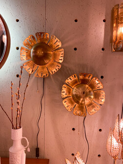 Svend Aage Holm S&oslash;rensen Flower wandlamp 1960| Sprinkelhop