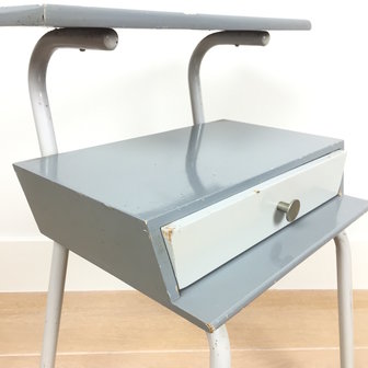 Vintage nachtkastje Auping Rietveld blauw