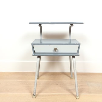 Vintage nachtkastje Auping Rietveld blauw