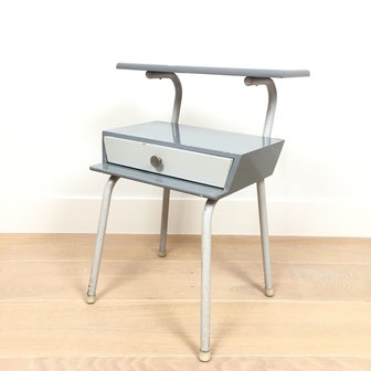 Vintage nachtkastje Auping Rietveld blauw