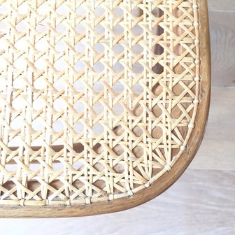 Vintage webbing Praag stoel Bentwood 811 voor Thonet