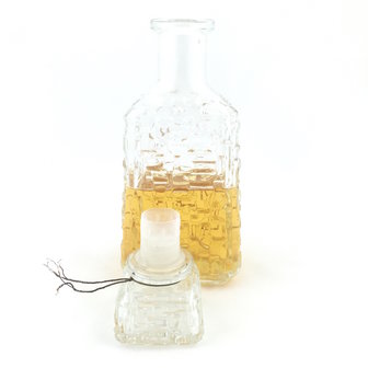 Glazen whiskey karaf rechthoekig | Sprinkel + Hop