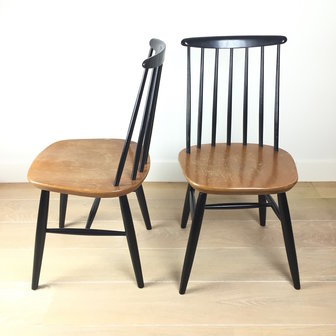 Set jaren &#039;60 Pastoe Spijlenstoelen | Sprinkel + Hop