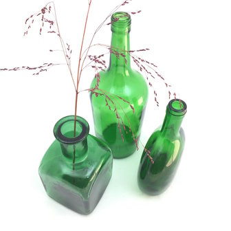 Set glazen flesvazen groen | Sprinkel + Hop