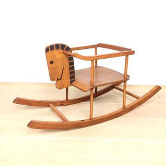 Vintage houten hobbelpaard | Sprinkel + Hop