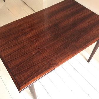 Vintage palissander eettafel uitschuifbaar | Sprinkel + Hop