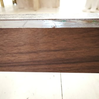 Vintage houten bijzettafel televisietafel | Sprinkel + Hop