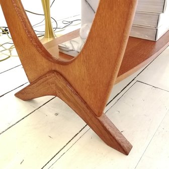 Vintage salontafel hout art deco | Sprinkel + Hop