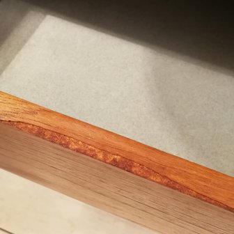 Vintage teak houten wandkast highboard | Sprinkel + Hop