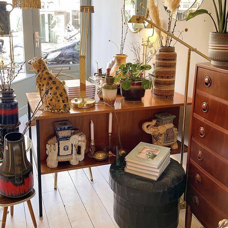 Vintage teak bureau Günther Renkel voor Rego Möbel 1960s | Sprinkelhop