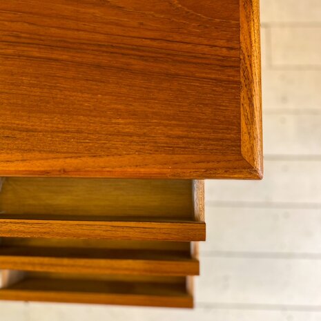 Vintage Arne Vodder voor GV Mobler bureau met zwevend blad | Sprinkelhop