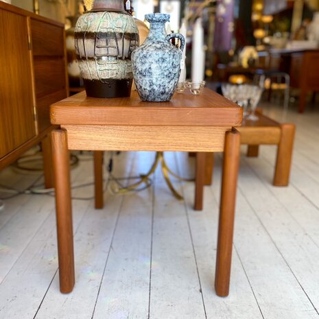 Vintage Deense teakhouten bijzettafel 1970s | Sprinkelhop