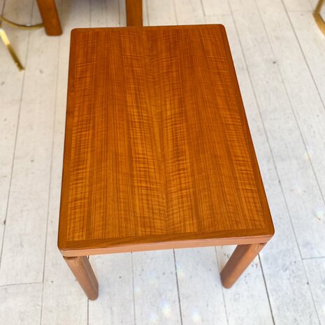 Vintage Deense teakhouten bijzettafel 1970s | Sprinkelhop