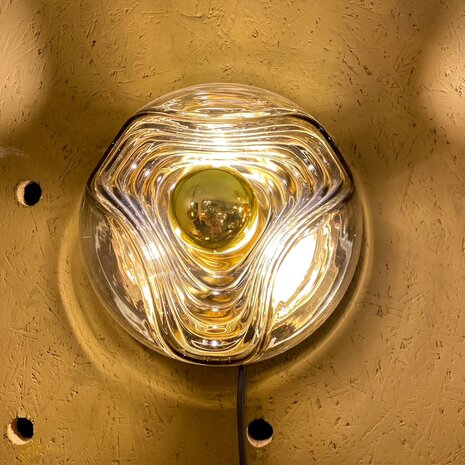 Peill Putzler glazen plafondlamp wandlamp wave futura | Sprinkelhop