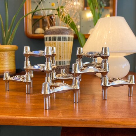 Vintage BMf kandelaar Fritz Nagel Caesar Stoffi Duits 1960s | Sprinkelhop