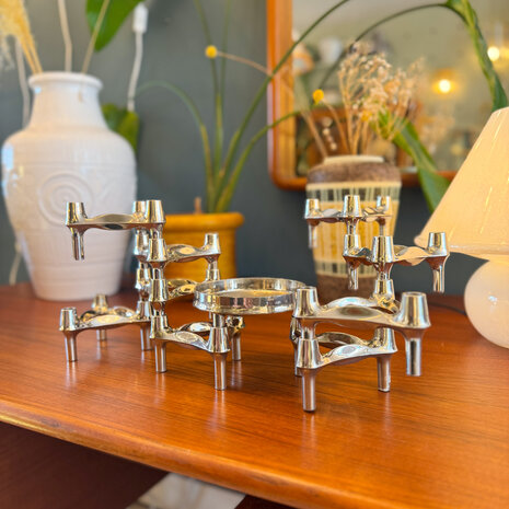 Vintage BMf kandelaar Fritz Nagel Caesar Stoffi Duits 1960s | Sprinkelhop