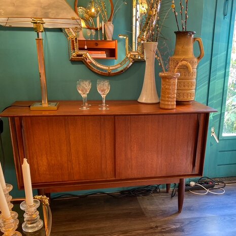 Teak houten dressoir sideboard Ernst Dieter Hilker | Sprinkelhop