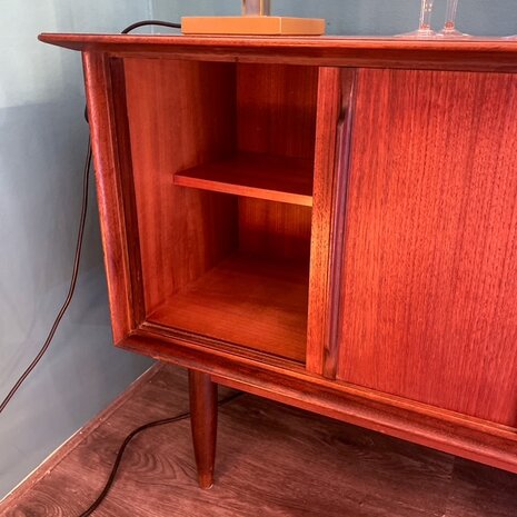Teak houten dressoir sideboard Ernst Dieter Hilker | Sprinkelhop