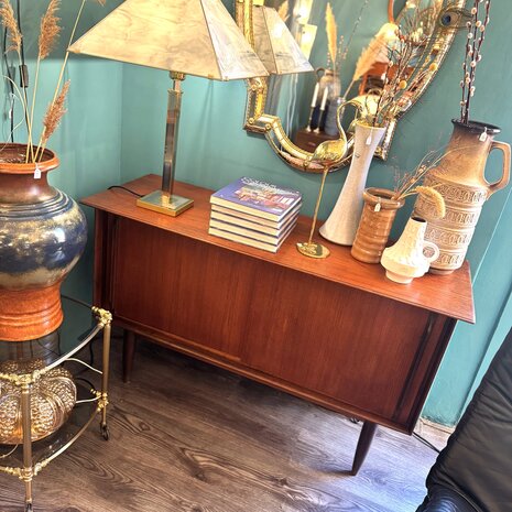 Teak houten dressoir sideboard Ernst Dieter Hilker | Sprinkelhop