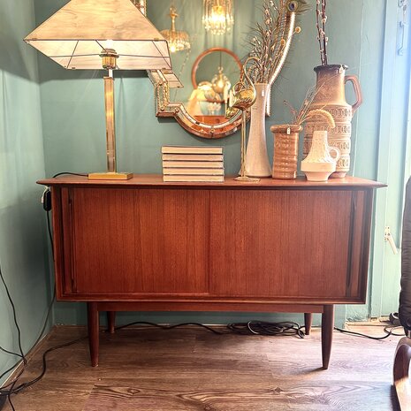 Teak houten dressoir sideboard Ernst Dieter Hilker | Sprinkelhop