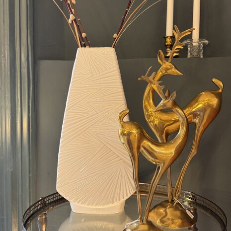 West Germany vaas U Keramik wit groot 1218/45 | Sprinkelhop