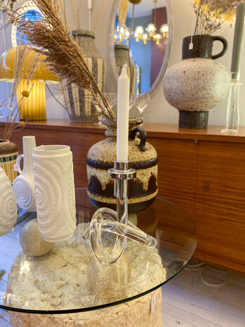 Dorothy Thorpe enkele plexiglazen Pretzel kandelaar | Sprinkelhop