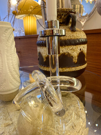 Dorothy Thorpe enkele plexiglazen Pretzel kandelaar | Sprinkelhop