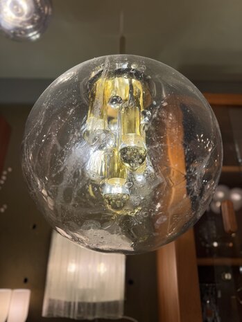  Doria Big Ball kristalglazen hanglamp messing | Sprinkelhop