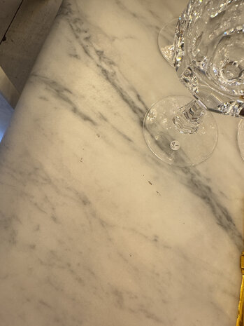 Set vintage Italiaanse vierkante marmeren salontafels | Sprinkelhop