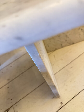 Set vintage Italiaanse vierkante marmeren salontafels | Sprinkelhop