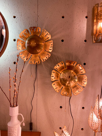 Svend Aage Holm Sørensen Flower wandlamp 1960| Sprinkelhop