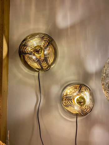 Peill Putzler glazen plafondlamp wandlamp wave futura groot| Sprinkelhop