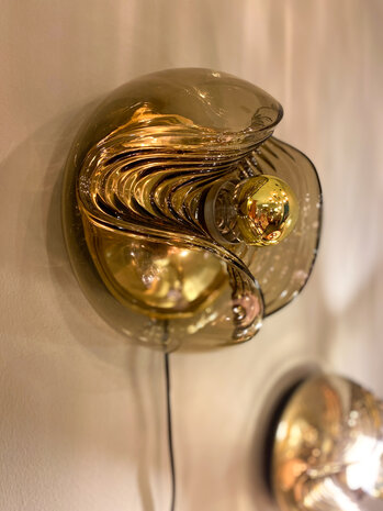 Peill Putzler glazen plafondlamp wandlamp wave futura groot| Sprinkelhop