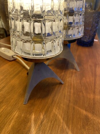 Set vintage tafellampjes nachtlampjes 1950s | Sprinkelhop