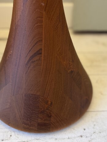 Vintage teak vloerlamp Domus 1970s in hoogte verstelbaar | Sprinkelhop