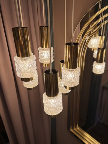 Vintage-Cascade-messing-glazen-hanglamp-Leclaire-Sch&auml;fer-1960s
